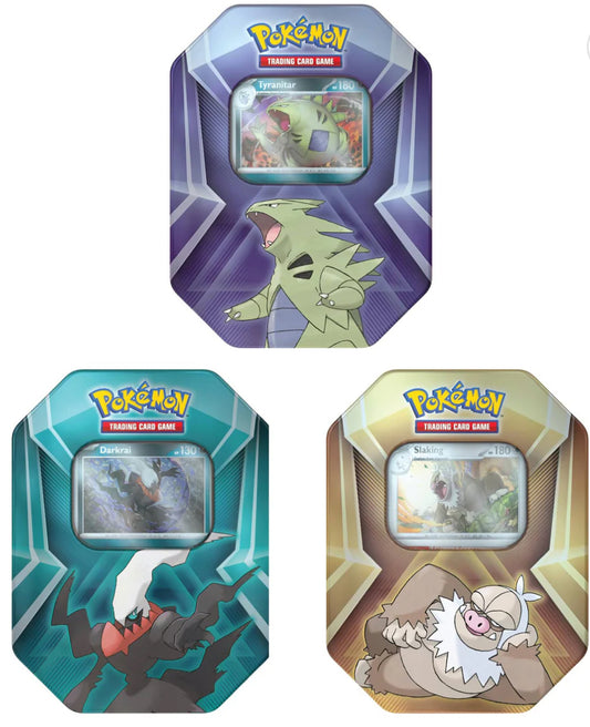 Triple whammy tin set of 3