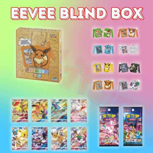 Eevee display gift box blind box Chinese