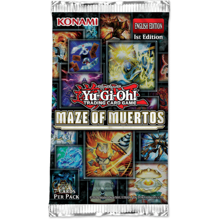 Yu-Gi-Oh! Maze of Muertos Single Blister Pack - 7 Cards