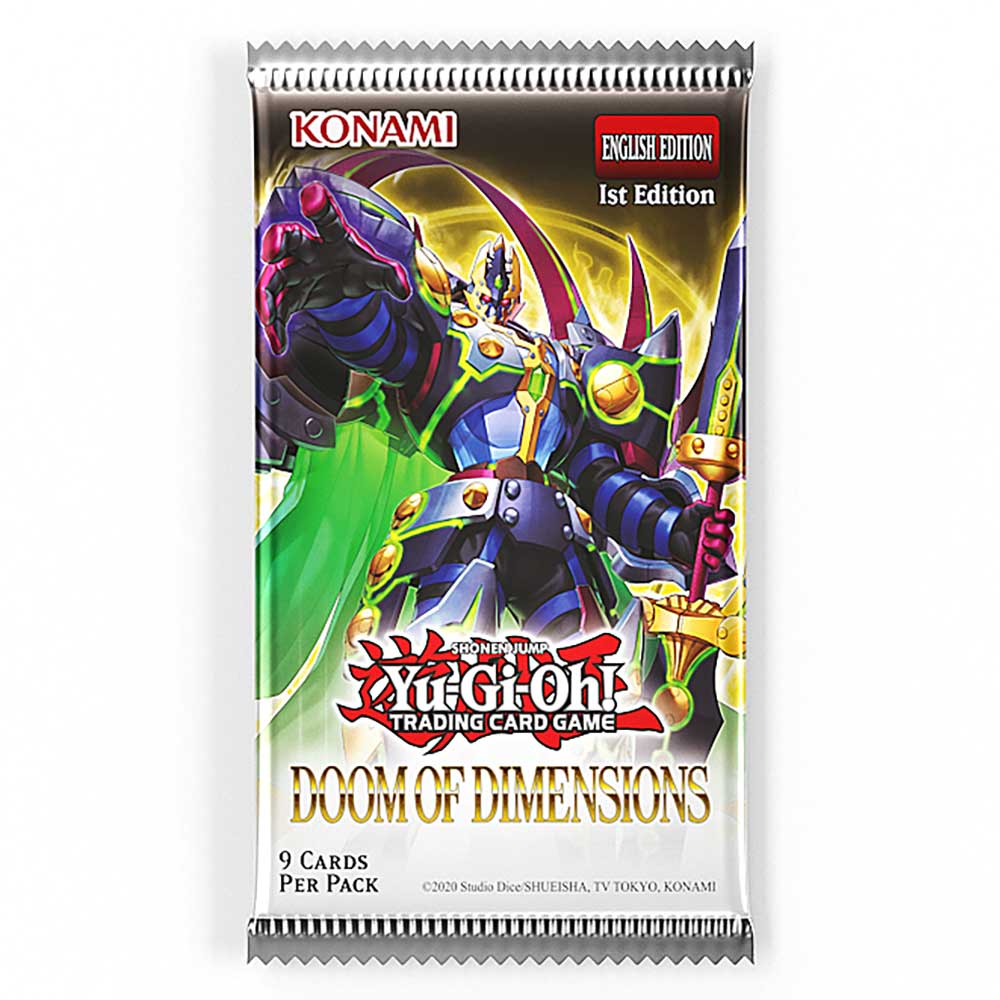 Yu-Gi-Oh! Doom of Dimensions Booster Pack - 9 Cards (Factory Sealed)