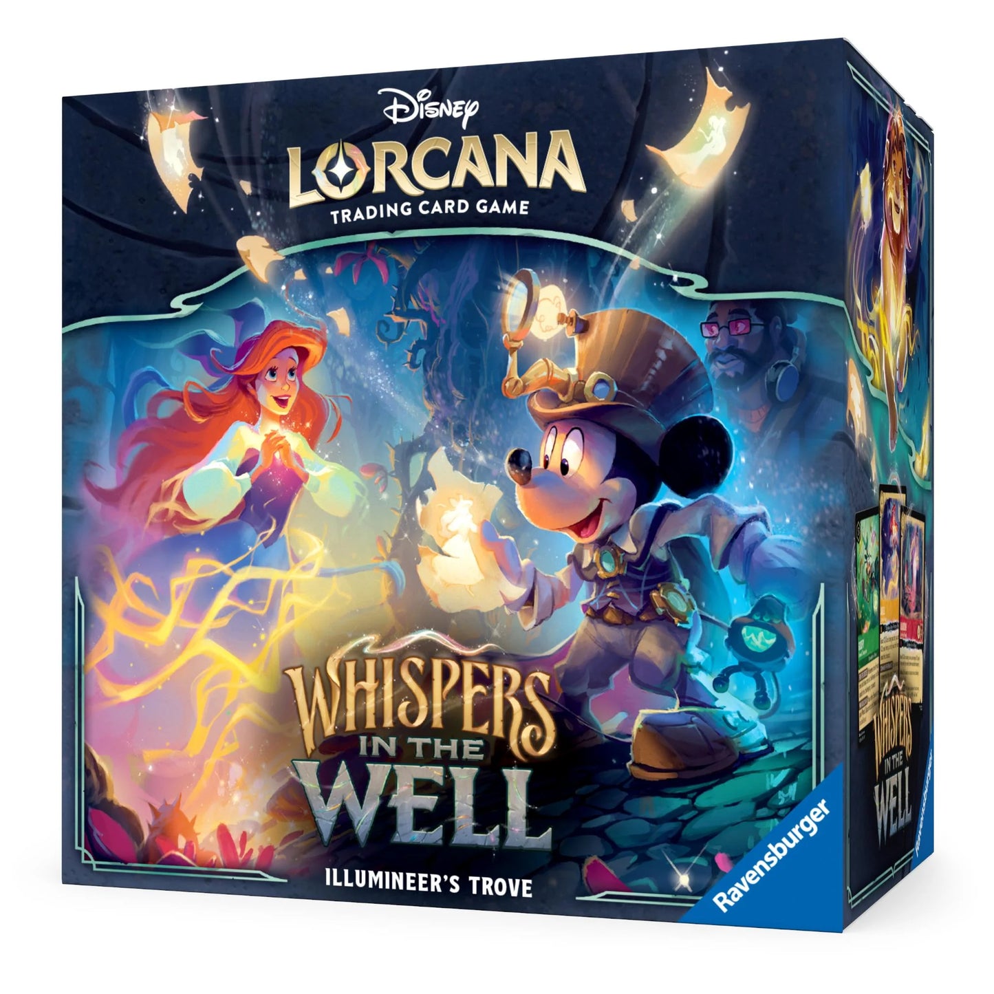 Disney Lorcana: Set 10 — Whispers in the Well Illumineer’s Trove (8 Packs / 96 Cards)