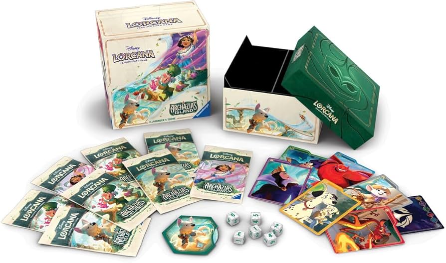 Disney Lorcana: Set 7 — Archazia’s Island Illumineer’s Trove (8 Packs / 96 Cards)
