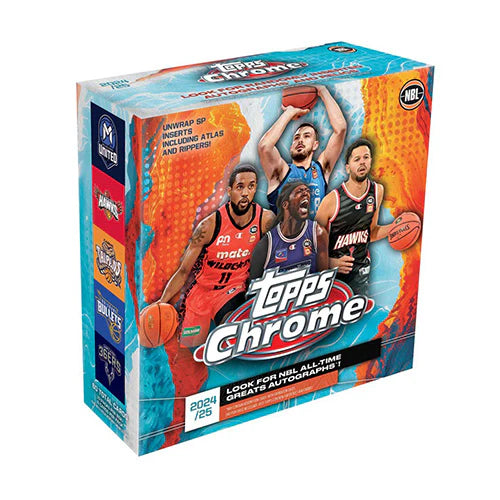TOPPS CHROME NBL 2024/2025 BASKETBALL TRADING CARDS MEGA PACK