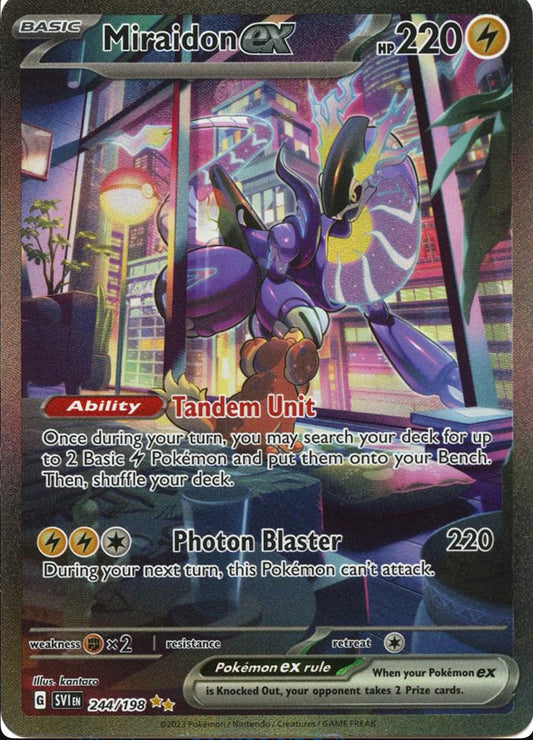 ⚡ Miraidon ex – SIR 244/198 (Scarlet & Violet Base Set)