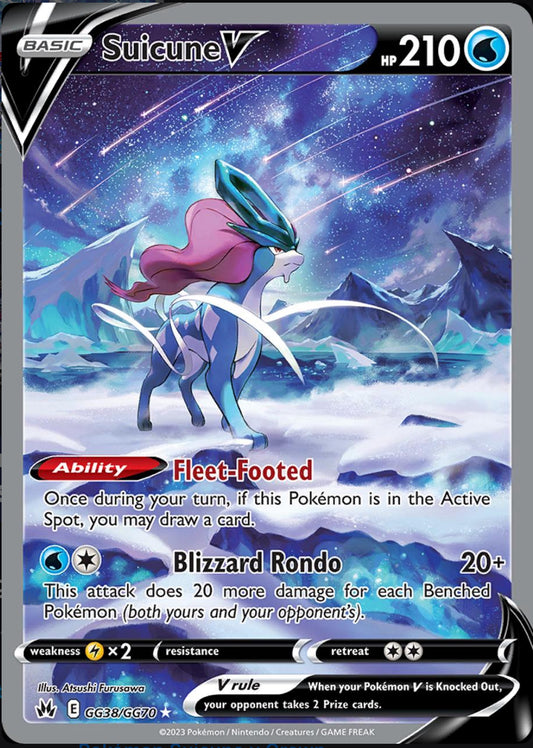 🌌 Suicune V (Galarian Gallery) – GG38/GG70 – Crown Zenith