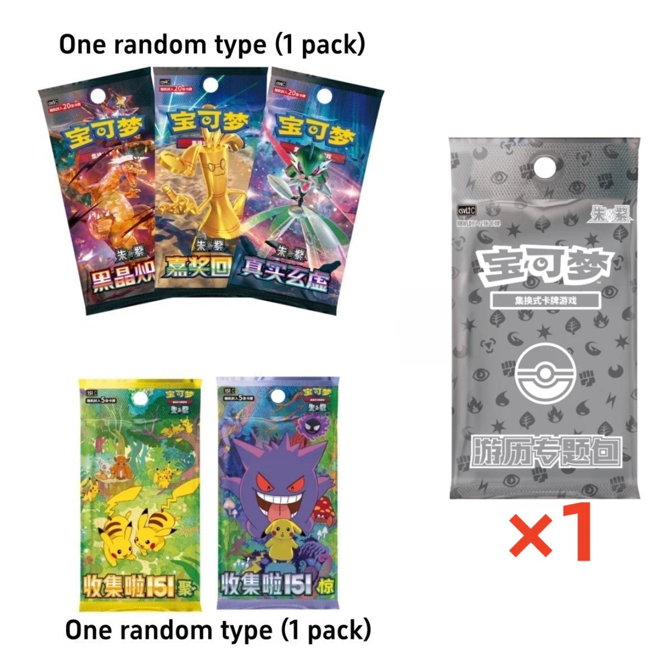 Pokémon TCG: 2025 Journey Collection Peripheral Gift Box (Simplified Chinese) - Random Storage Tin