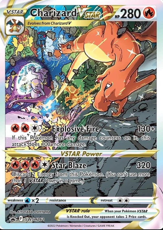 🔥 Charizard VSTAR (SWSH262) - Promo – left heavy Near Mint