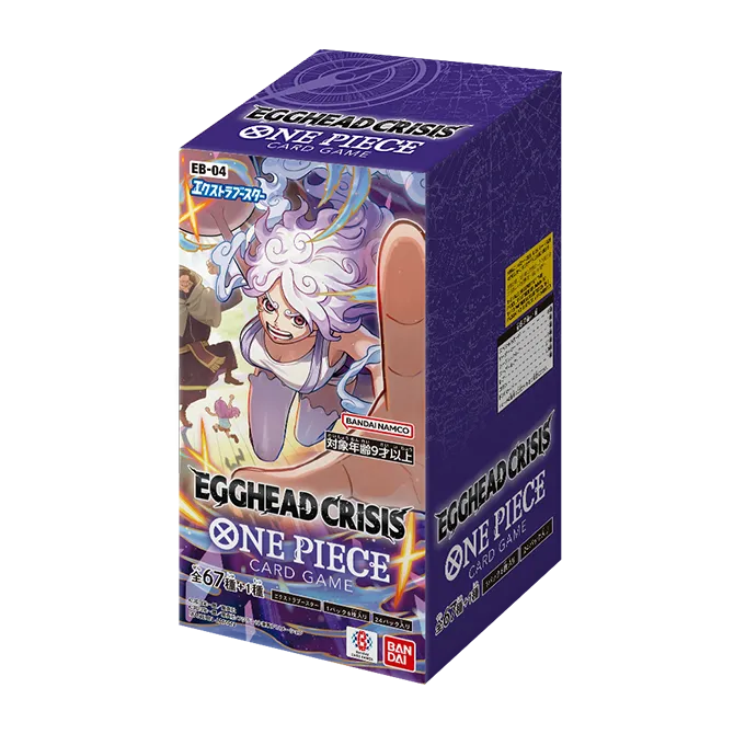 One Piece Card Game: Extra Booster — Egghead Crisis [EB-04] Booster Box (24 Packs)
